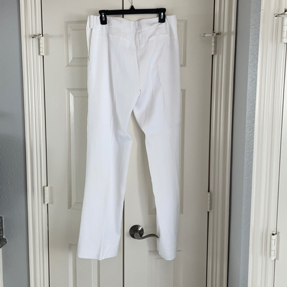 CAbi lined linen blend pants 8 L side zip trouser - Picture 4 of 5